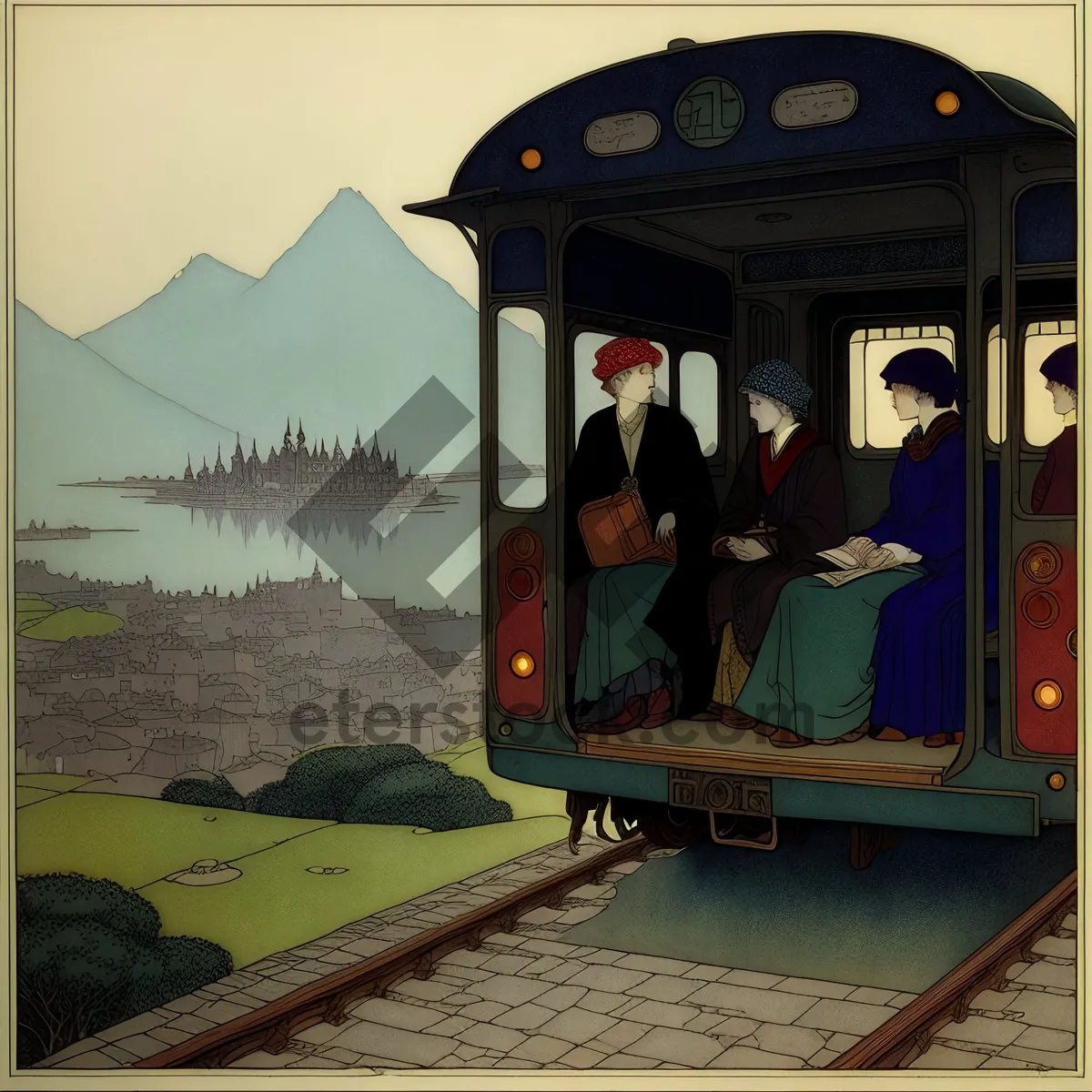 Picture of Conveyance Cart: Office Streetcar, Efficient Transportation