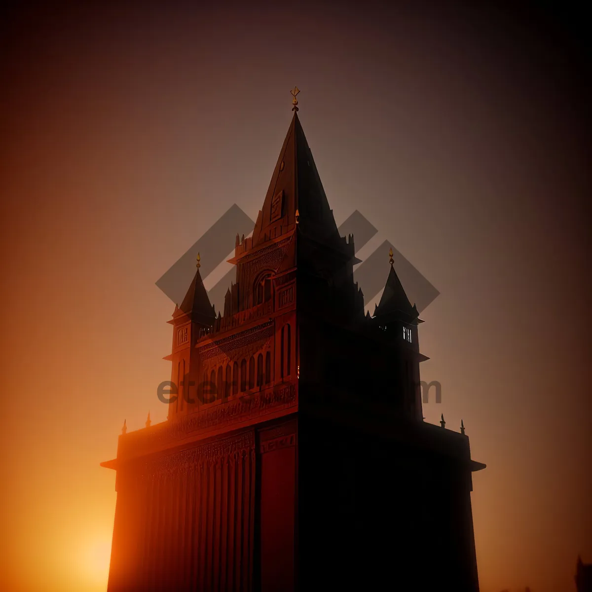 Picture of Iconic London Clock Tower at Dusk