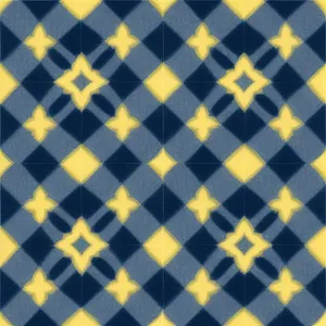 Geometric Retro Checkered Square Mosaic Wallpaper