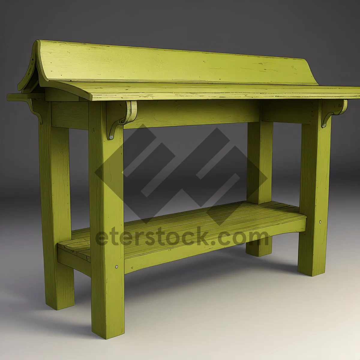 Picture of Wooden Step Stool for Desk and Table