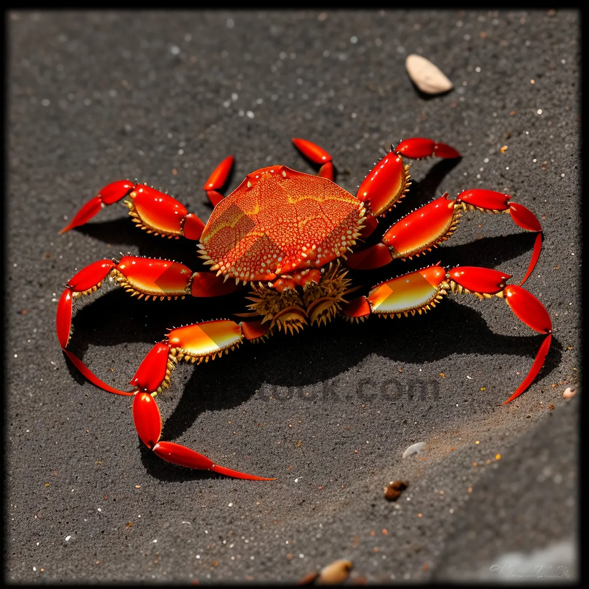 Picture of Delicious Rock Crab in Gourmet Seafood Restaurant