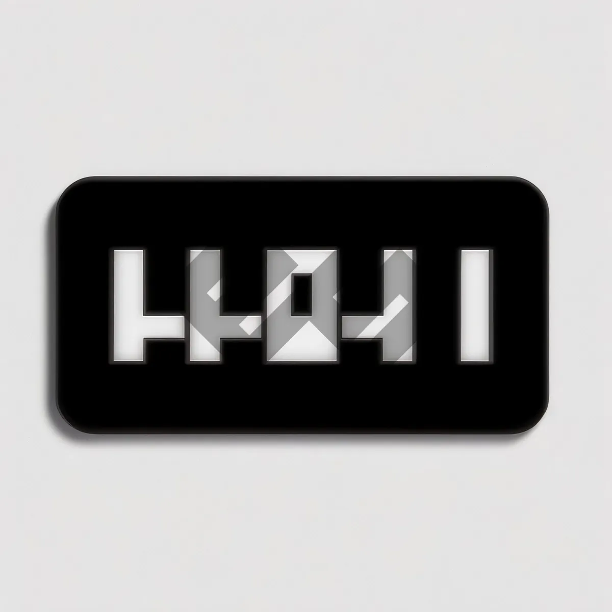 Picture of Digital Clock Icon: Timepiece Symbol for Business