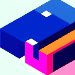 3D Business Envelope Cube Container Box Design