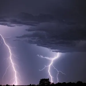 Dramatic Stormy Sunset in Celestial Sky