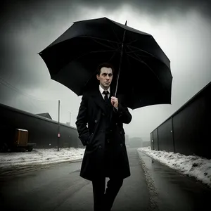 Rain Protection with Stylish Umbrella Canopy