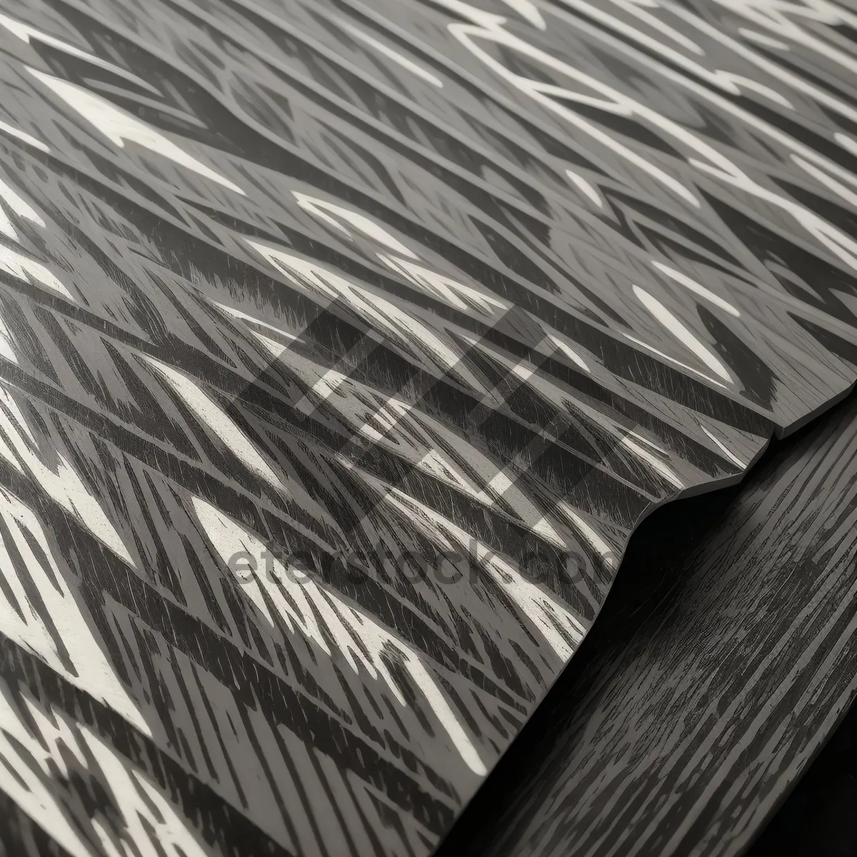 Picture of Textured tile roof with intricate pattern and design