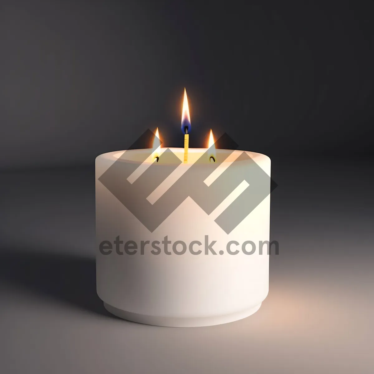 Picture of Glowing Celebration: A mesmerizing candle illuminating the darkness.