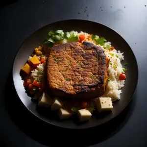 Grilled Steak with Fresh Vegetable Salad