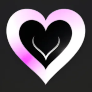 Romantic Valentine's Day Love Hearts Icon