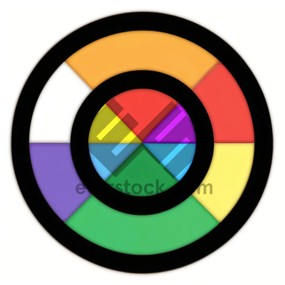 Picture of Glossy Round Business Button Icon