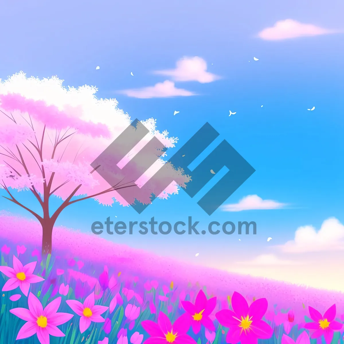 Picture of Fantasy Starlight in Pink: Bright and Colorful East Wind Season