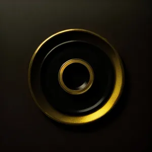 Digital Audio in Acoustic Black Circle: 3D Design