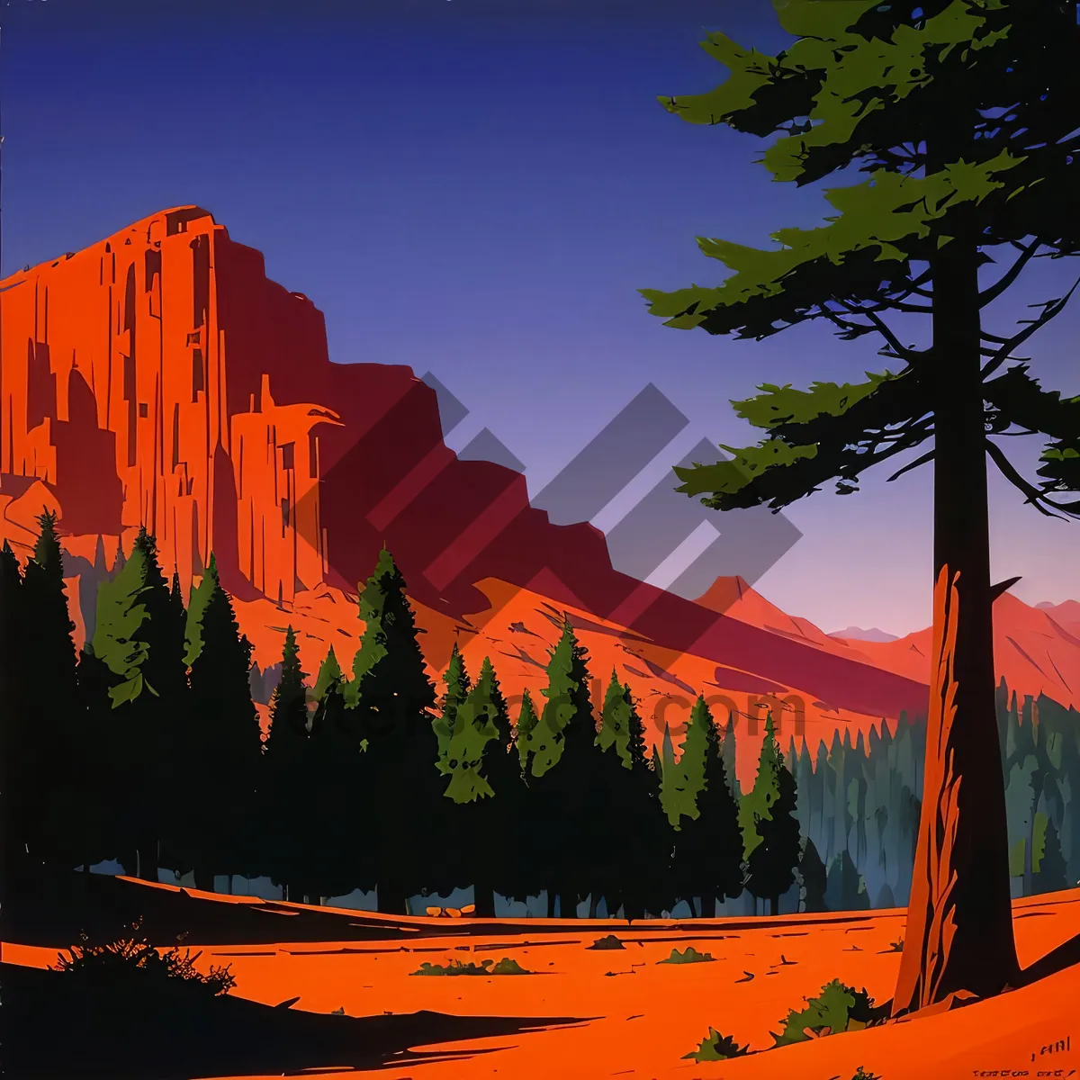 Picture of Scenic Southwest Valley with Majestic Sandstone Formations