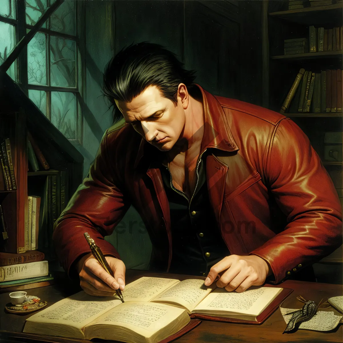 Picture of Group of Professional People Working on Laptops at Office