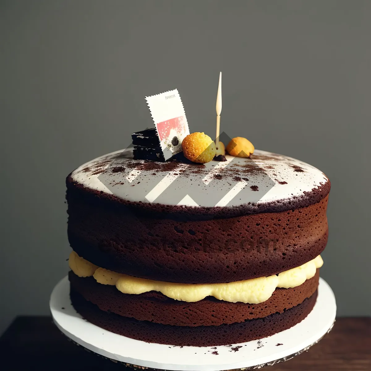 Picture of Delicious Berry Chocolate Cupcake with Icing