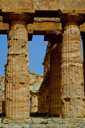 Ancient Roman Ruins at Historic Temple Site