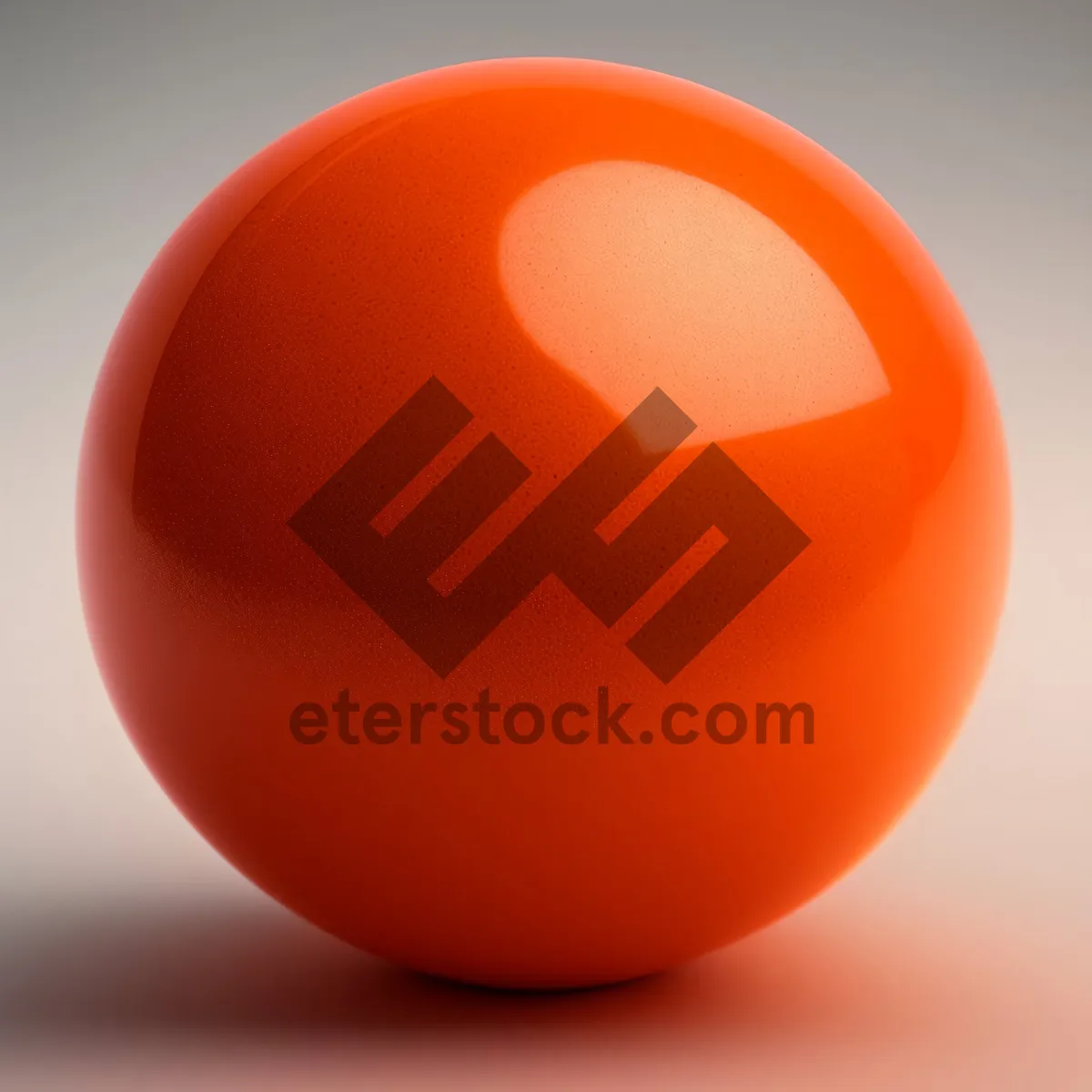 Picture of Shiny Round Hen Icon with Glass Reflection