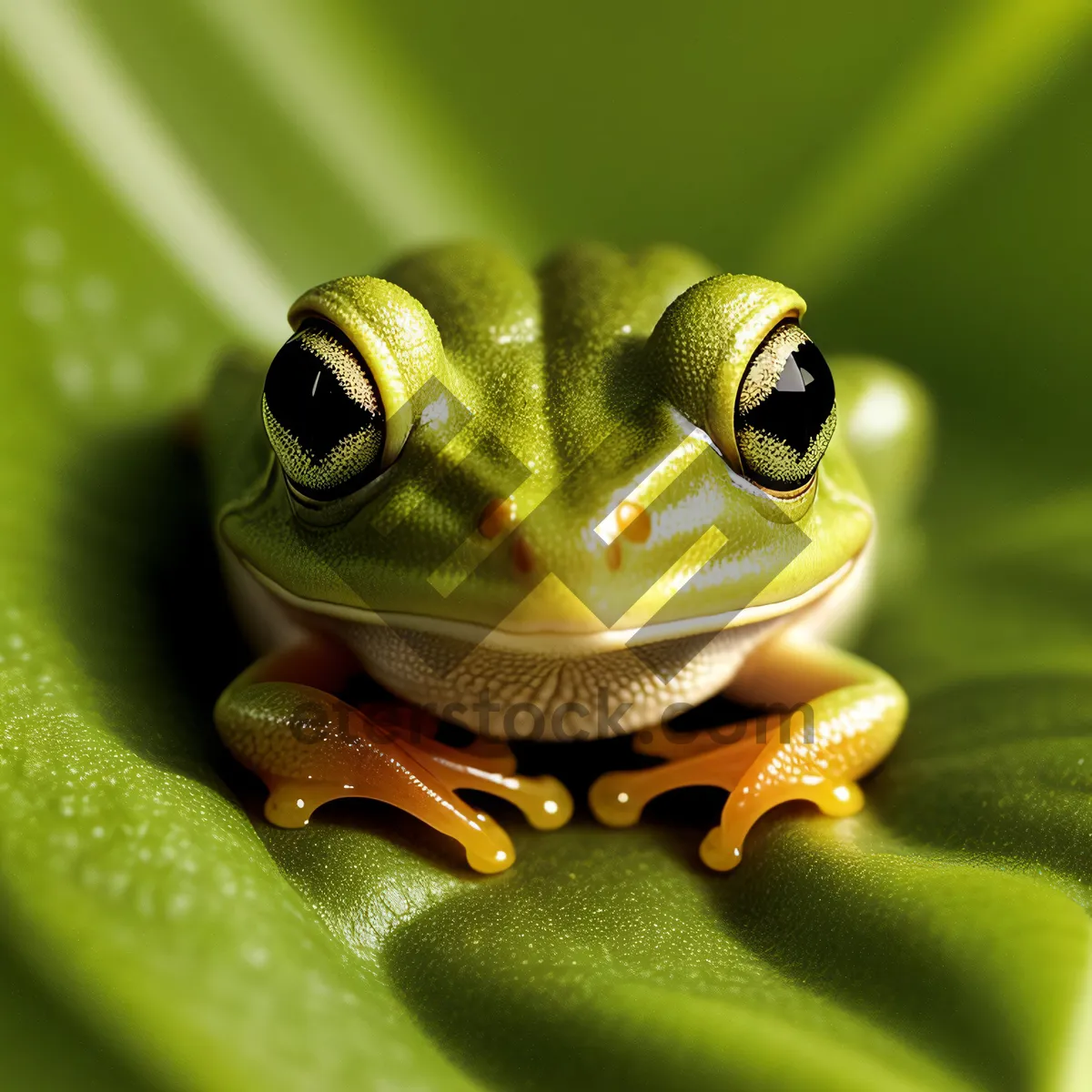 Picture of Vibrant-eyed Tree Frog in Wild Fauna