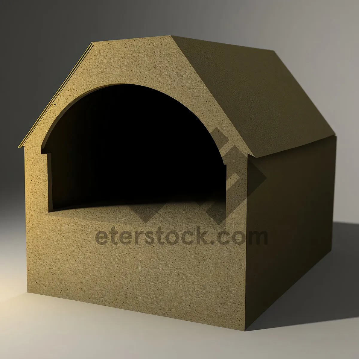 Picture of Black Cardboard Box for Shipping and Storage