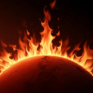 Blazing Flames: A Fiery Inferno of Warmth