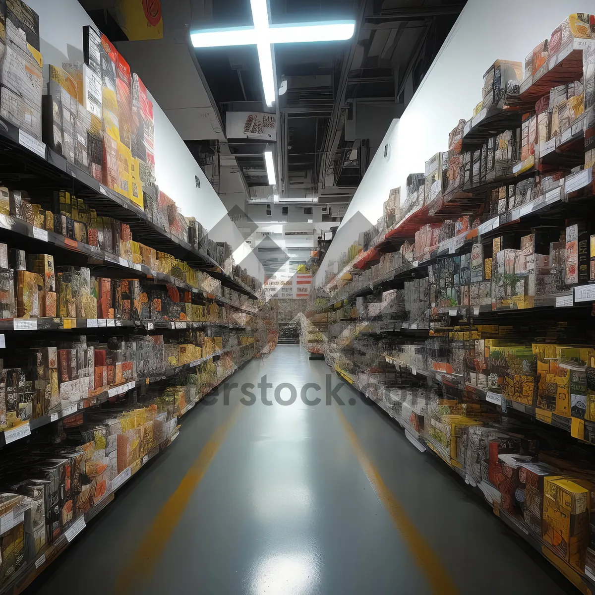 Picture of Busy Mercantile Superstore with Vast Selection