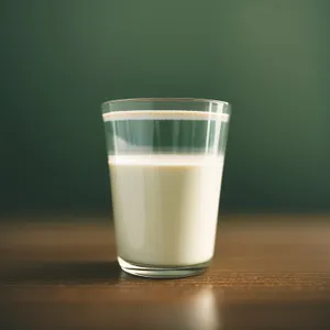 Refreshing Glass of Cold Milk