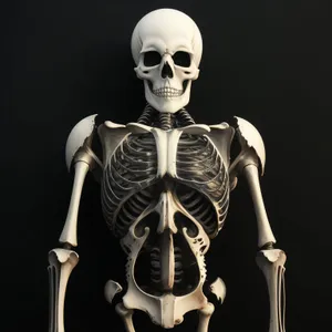 Male Pirate Skeleton Bust - 3D Sculpture