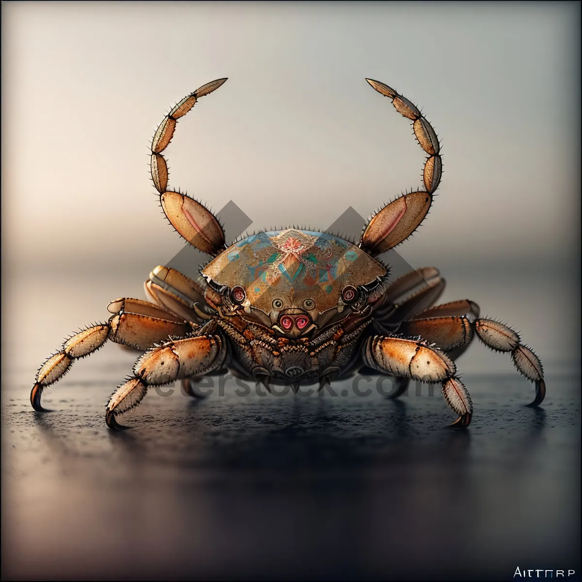 Picture of Poisonous Rock Crab with Sinister Claws