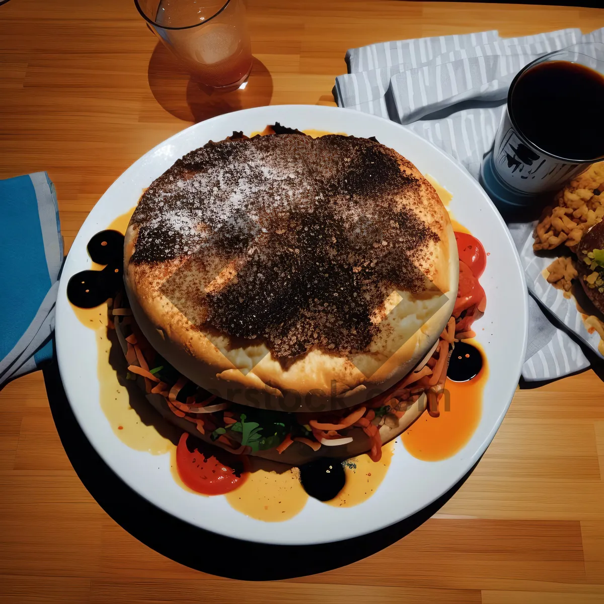 Picture of Delicious Cheeseburger Platter