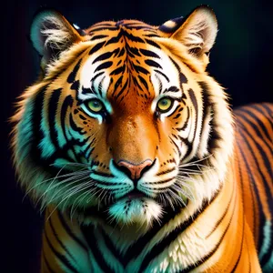 Striped Hunter: Majestic Tiger in the Wild