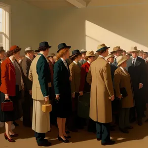 Successful business executive in professional suit