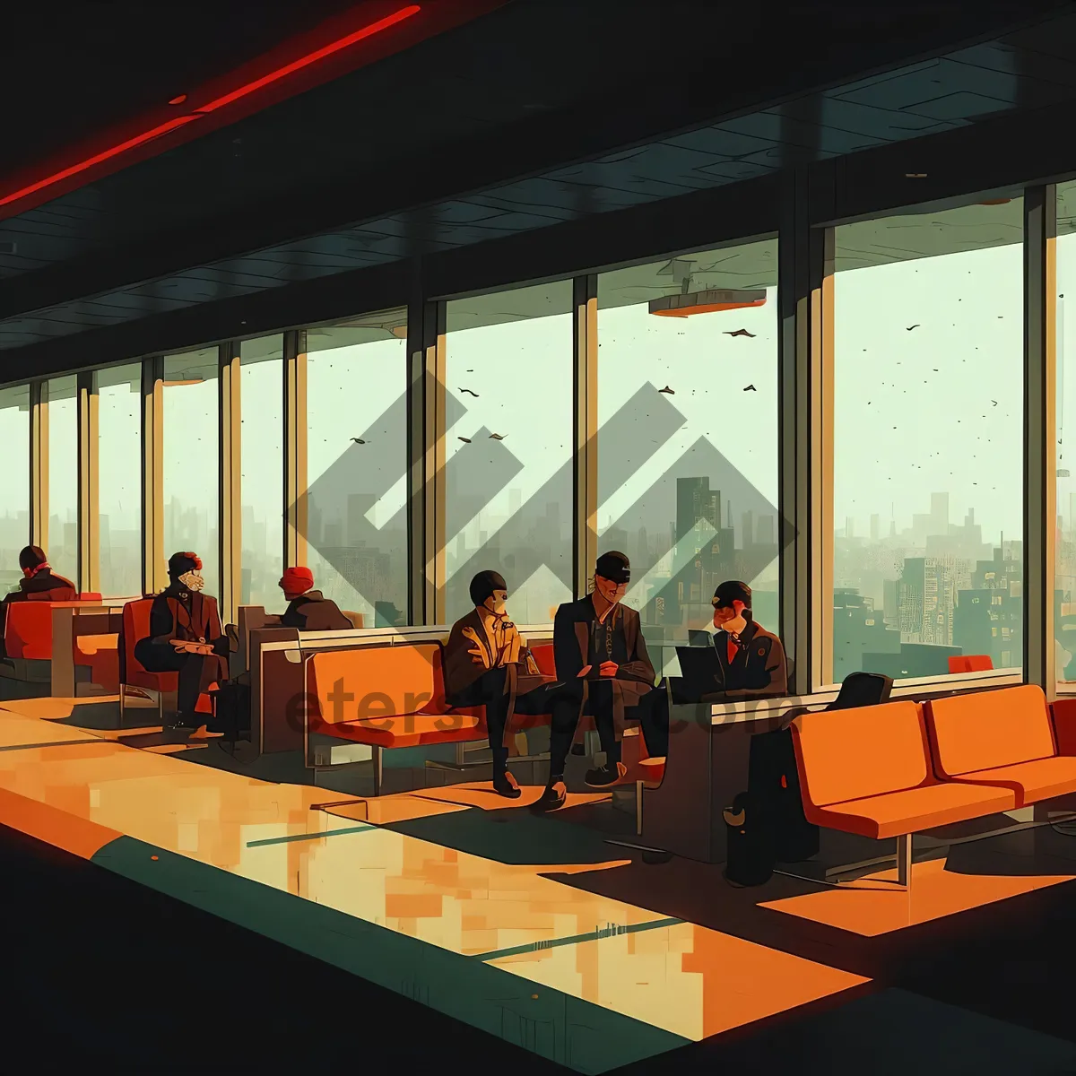 Picture of Modern Business Meeting in a Classy Office