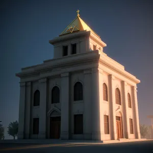 Iconic Bell Tower Stands Tall Above Historic Cathedral