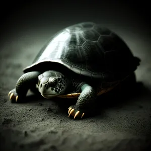 Terrapin Turtle: Slow-moving reptile with protective shell