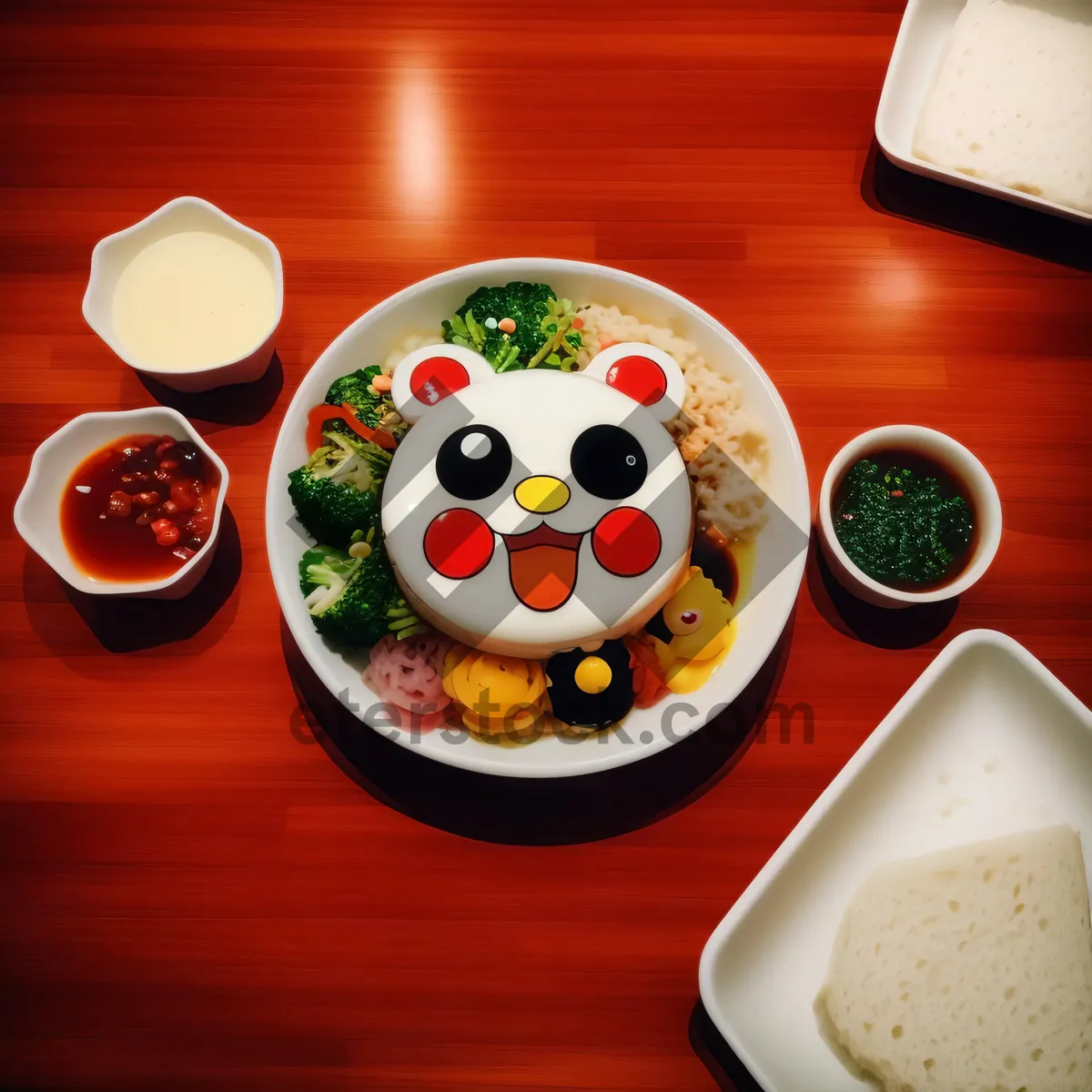 Picture of Delicious Gourmet Meal on a Plate