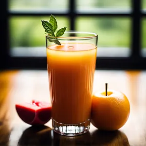 Refreshing Orange Eggnog Cocktail on Ice