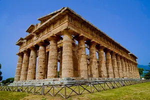 Ancient Palace Against Blue Sky