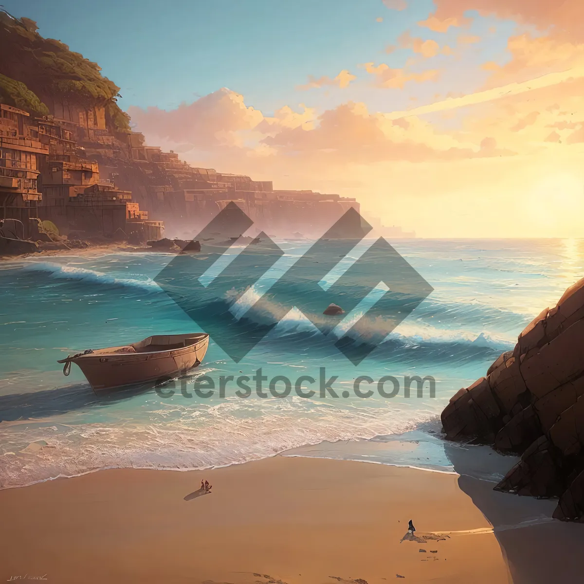 Picture of Serenity by the Seashore