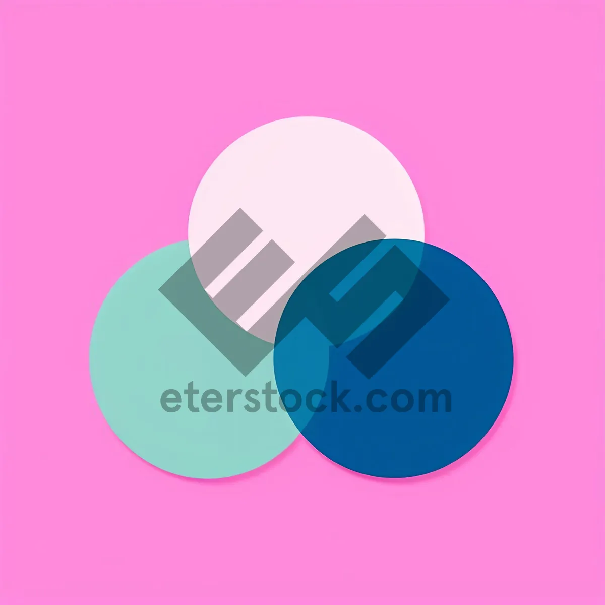 Picture of Colorful Polka Dot Circle Card Icon