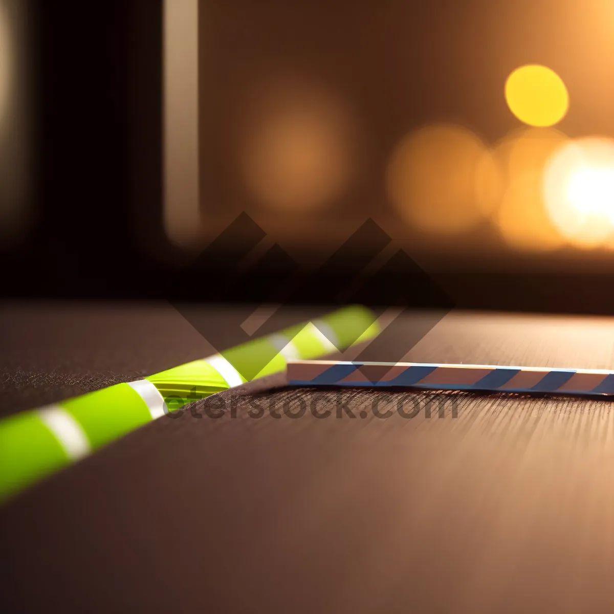 Picture of Vibrant Rainbow Marker Design on Light Background