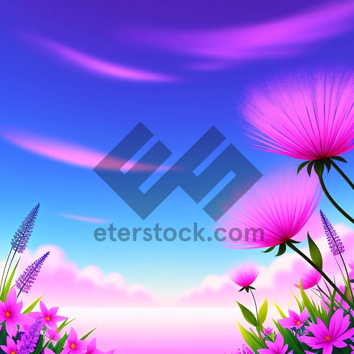 Picture of Radiant Pink Fantasy Fractal Art