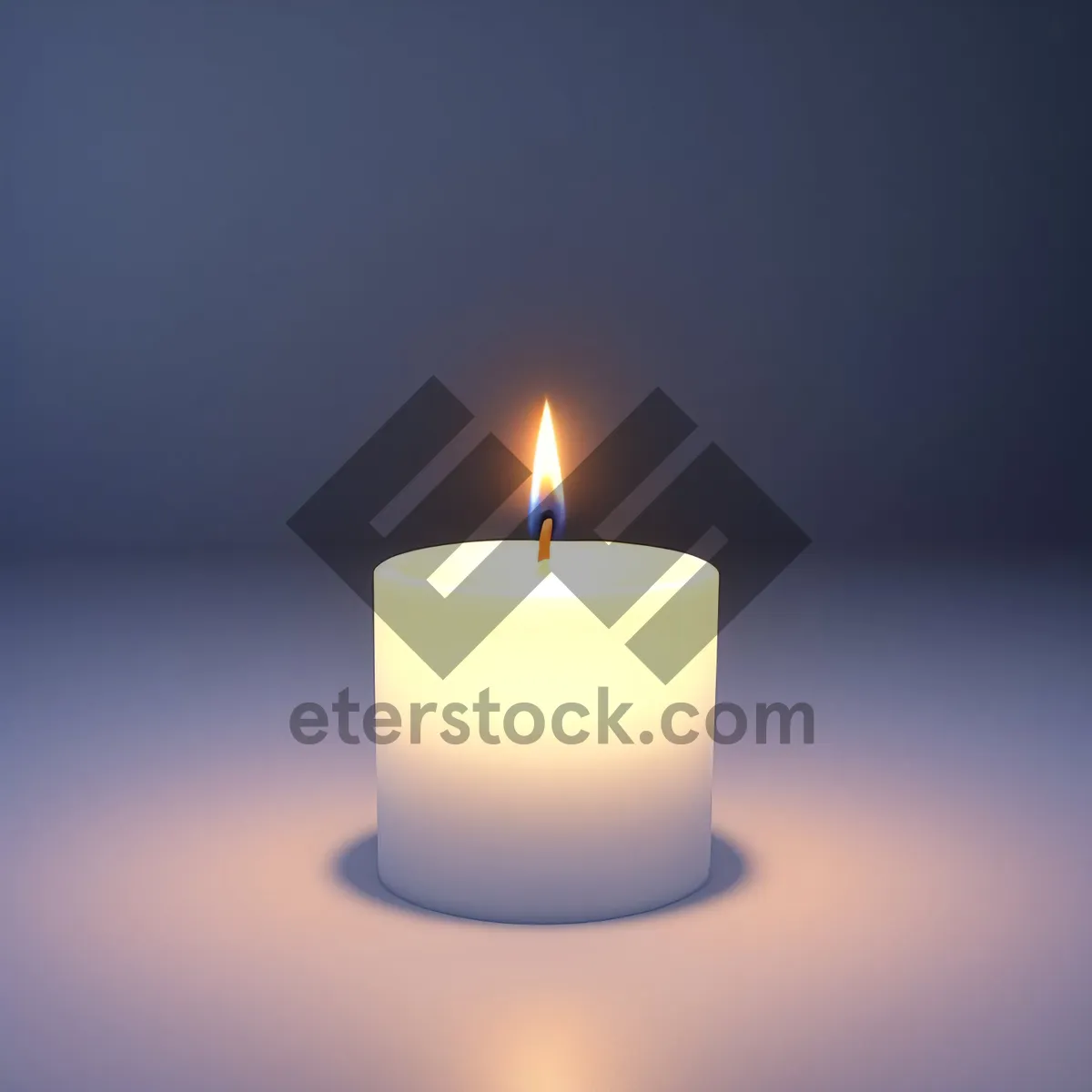 Picture of Glowing Candle - Illuminating Celebration