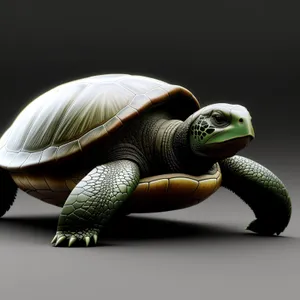 Slow and Steady Terrapin: A Cute Reptile with a Protective Shell.