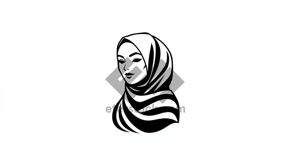Picture of Cartoon housewife with haircut clip art drawing