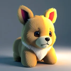 Cute Teddy Bear: A Playful Toy for Kids