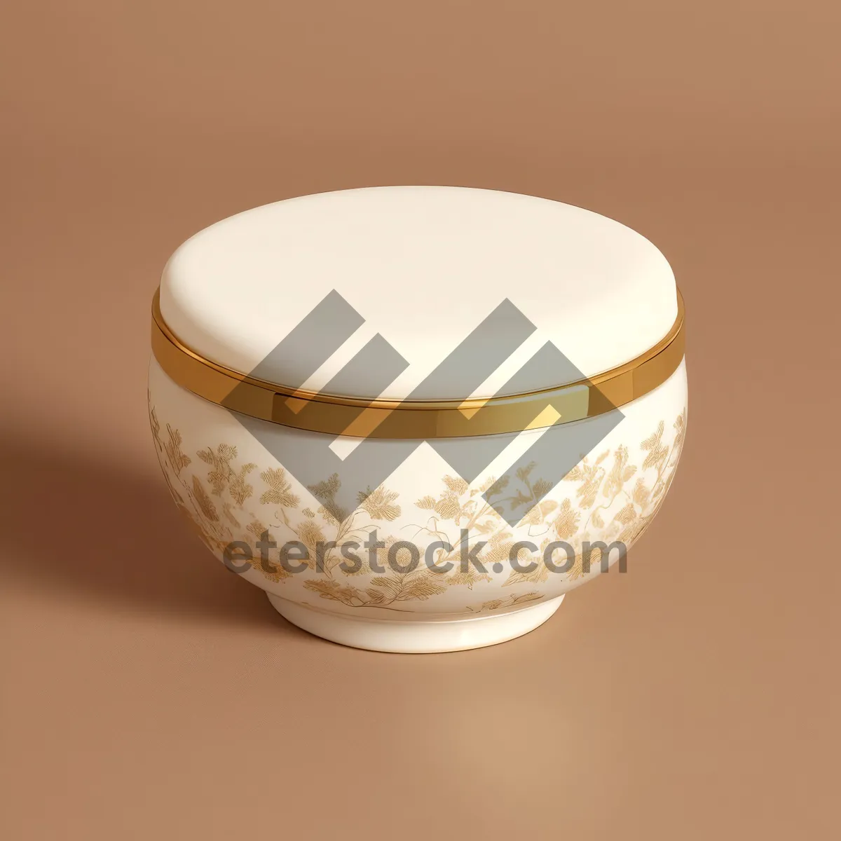 Picture of Hot Beverage in China Cup with Saucer