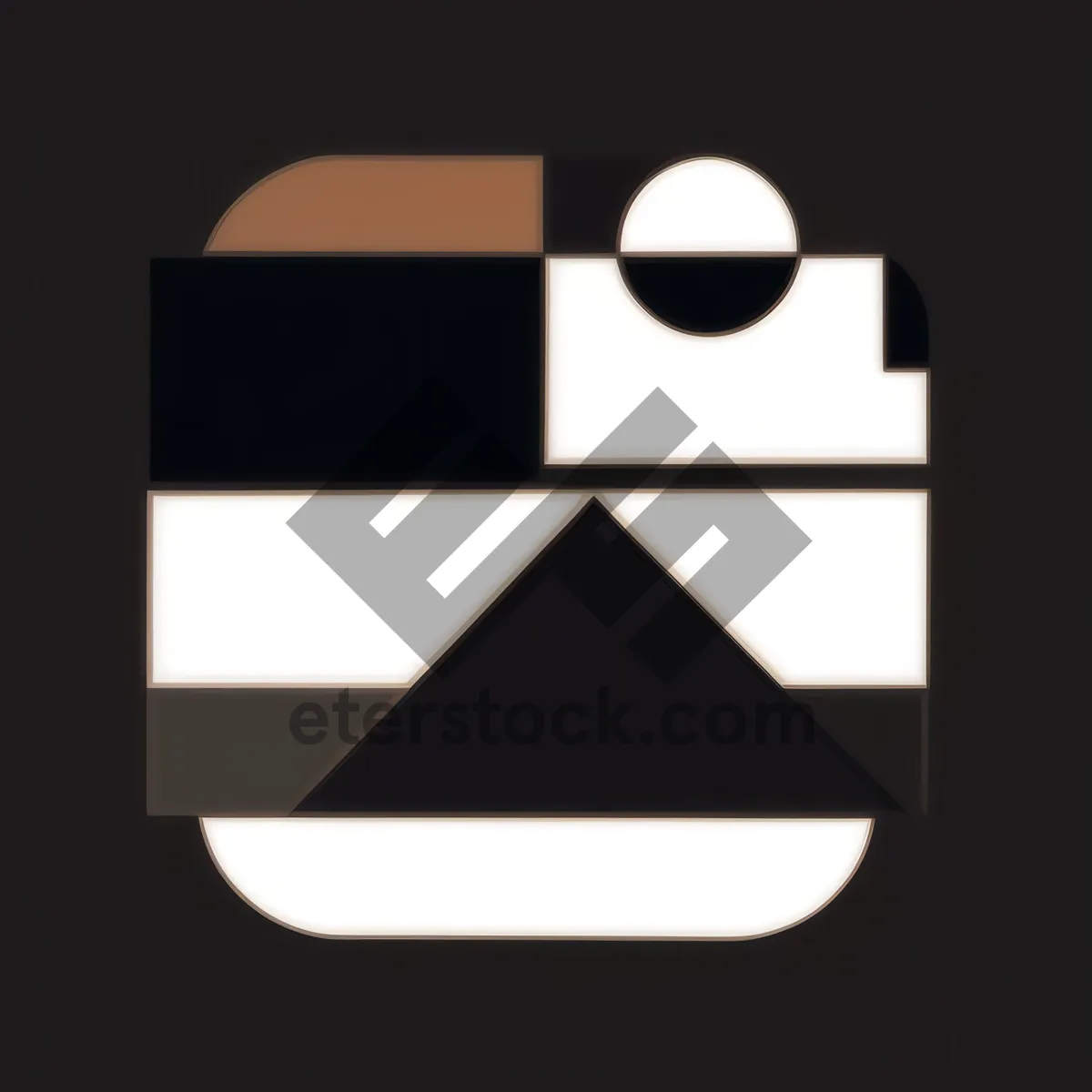 Picture of Black Gem Heraldry Symbol Design Icon