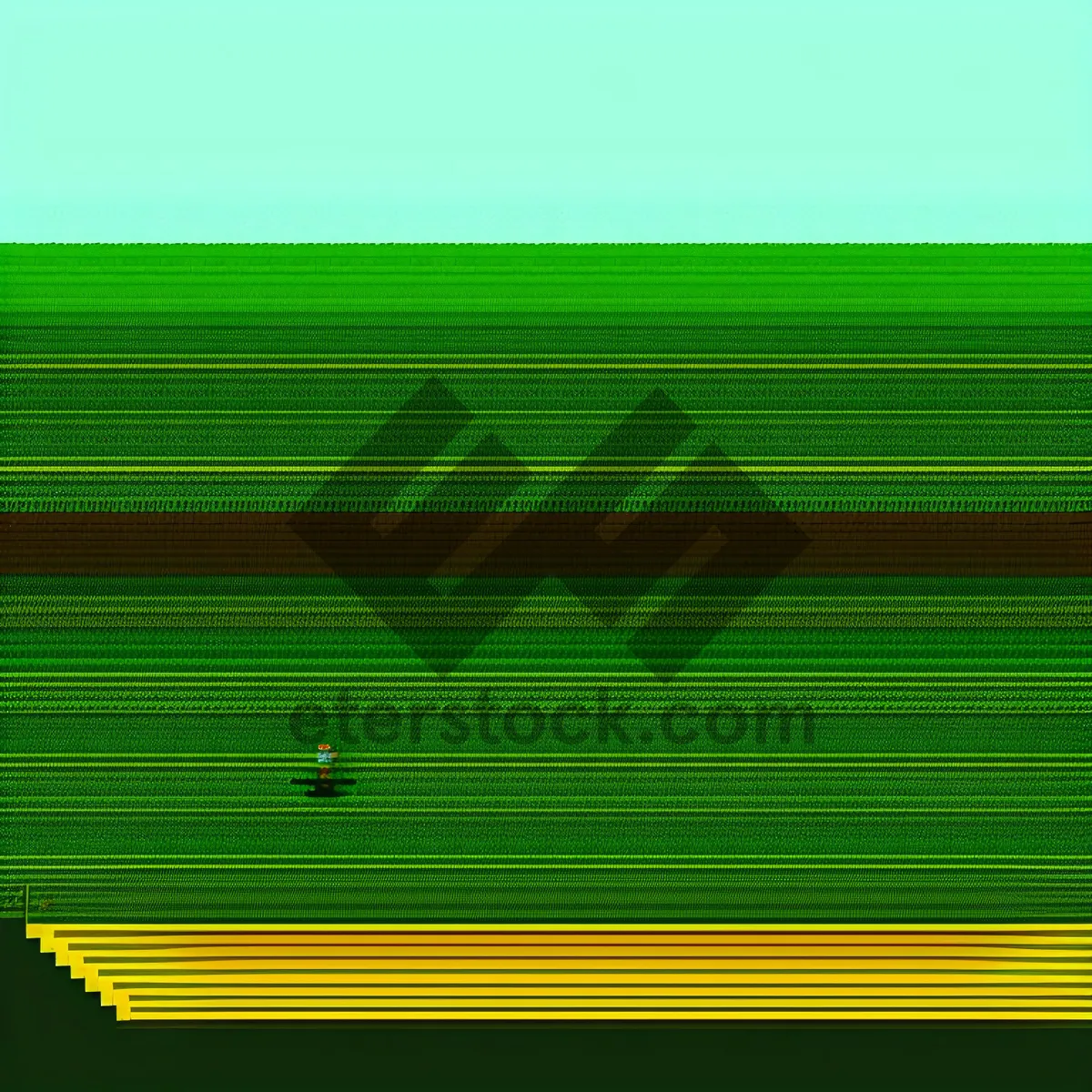 Picture of Vibrant Summer Meadow Under Blue Sky