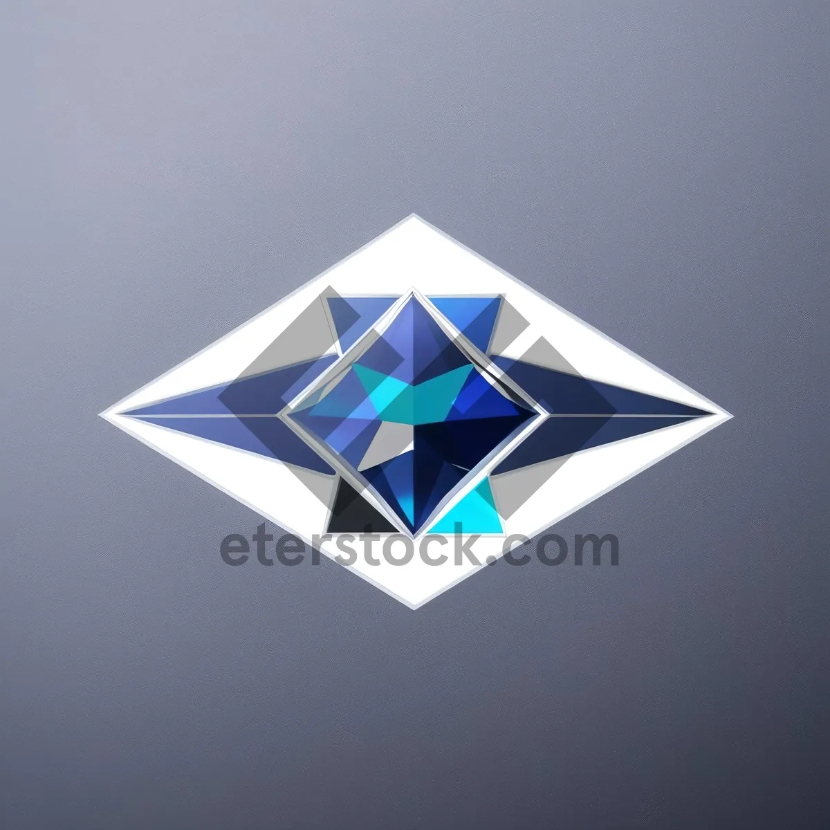 Picture of Star Symbol in 3D Glass Design