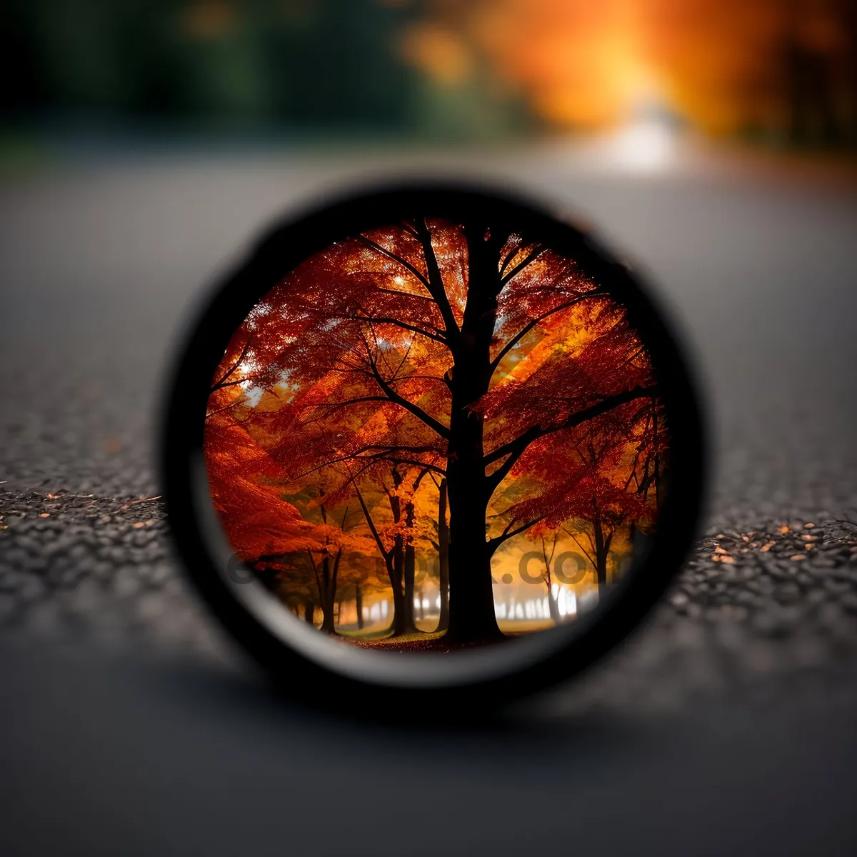 Picture of Reflective Car Mirror with Reflector